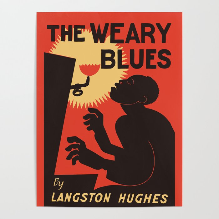 Retro The Weary Blues (music) Poster