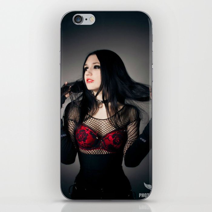 insanity goth corset iPhone Skin
