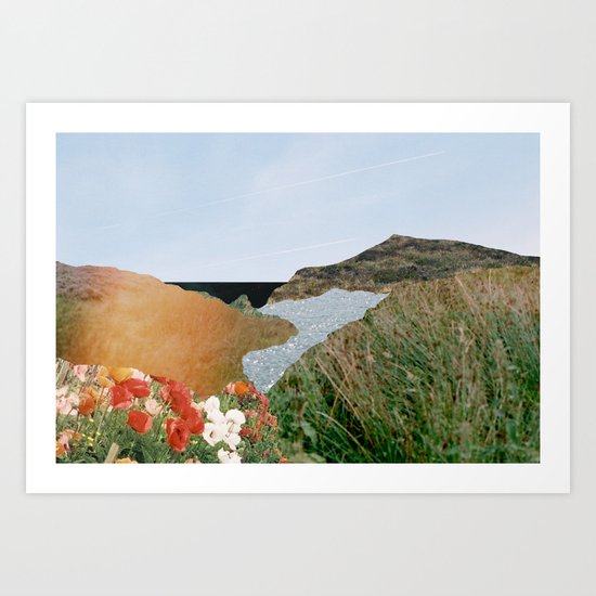 Growing mountain Art Print