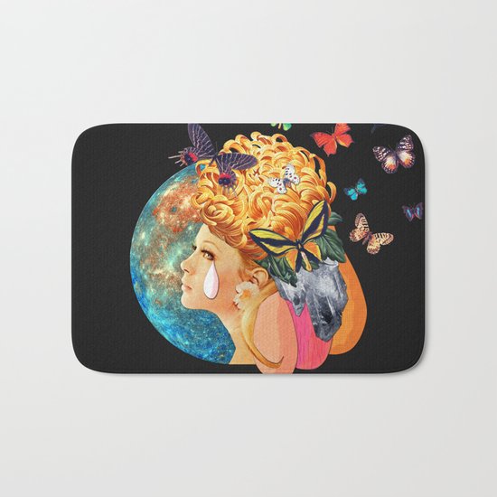 Under the Blue Moon I Saw You Bath Mat