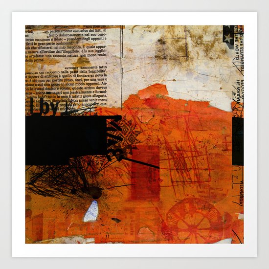 BABEL OVERDUBS IX Art Print