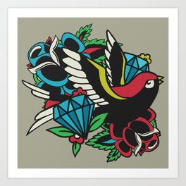 Traditional Tattoo Art Prints to Match Any Home's Decor | Society6