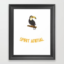 Toucan Bird Animal Tropical Cute Framed Art Print
