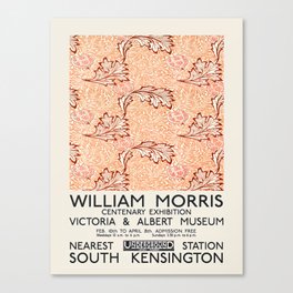 Art Exhibition pattern (1874) William Morris Canvas Print