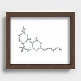 Cannabis THC Molecule Recessed Framed Print