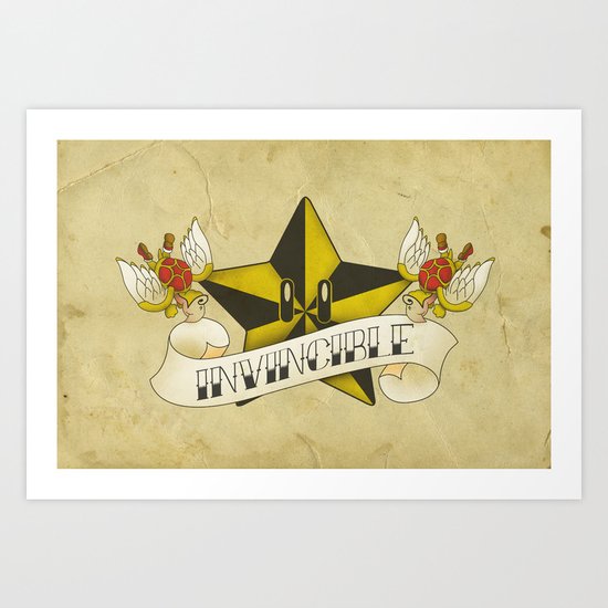 invincible. Art Print