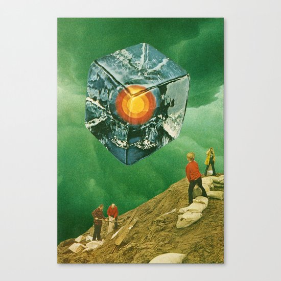 the visitor Canvas Print