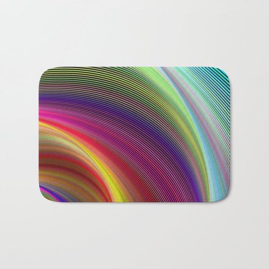 Vortex of colors Bath Mat