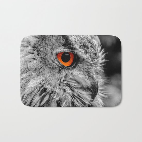 ORANGE OF MY EYE Bath Mat