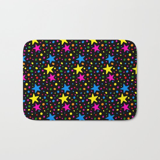 Colorful Stars Bath Mat