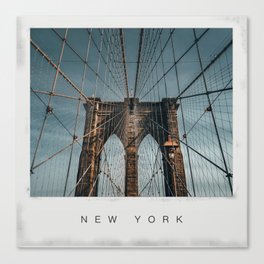 Brooklyn Bridge in New York City Canvas Print