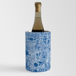 Tehran City Map of Iran - Blueprint Wine Chiller