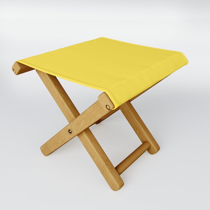 Butter Yellow - Solid Color Collection Folding Stool