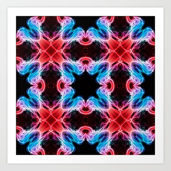 Smoke Art 131 Art Print