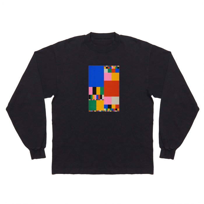 Pixels: Bauhaus Edition Long Sleeve T Shirt