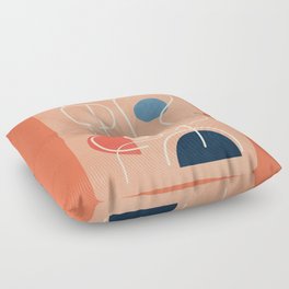 Floating Abstraction 22 Floor Pillow
