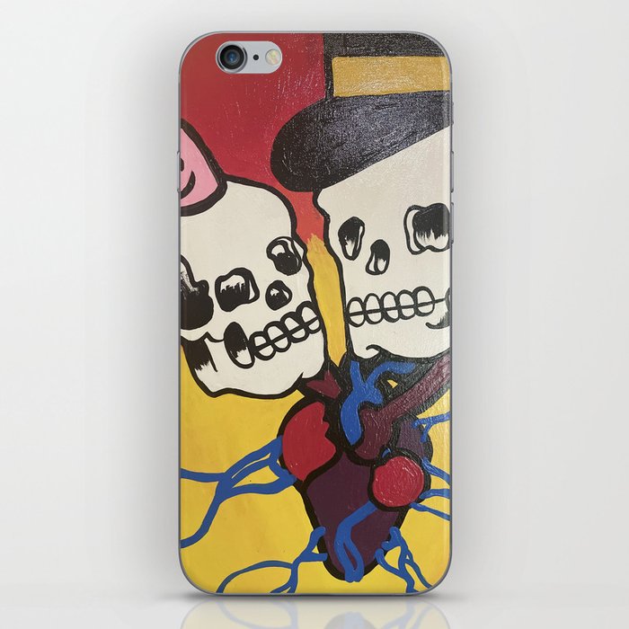 Skulls in Love iPhone Skin