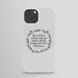 Proverbs 31:25 iPhone Case