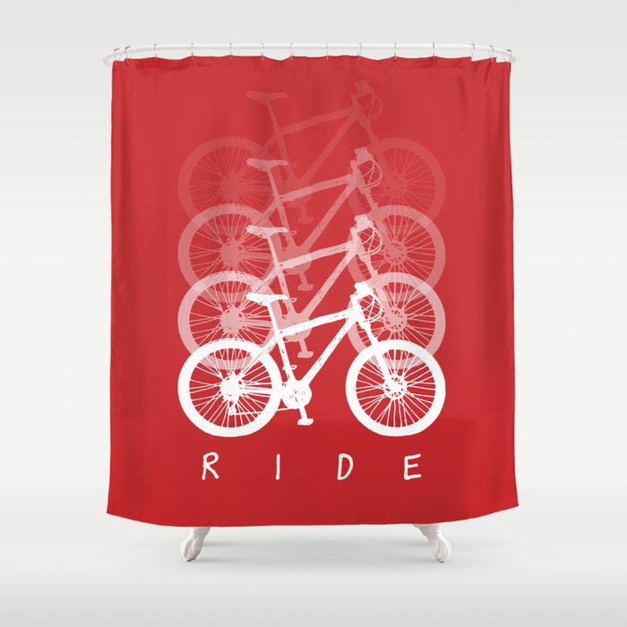 Bikes Shower Curtain