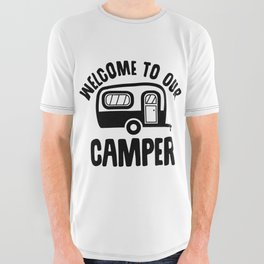 Welcome To Our Camper All Over Graphic Tee