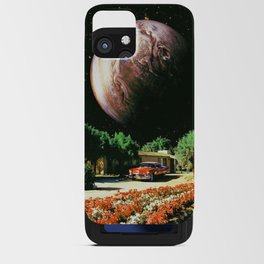 Cottage By Jupiter - Space Collage, Retro Futurism, Sci-Fi iPhone Card Case