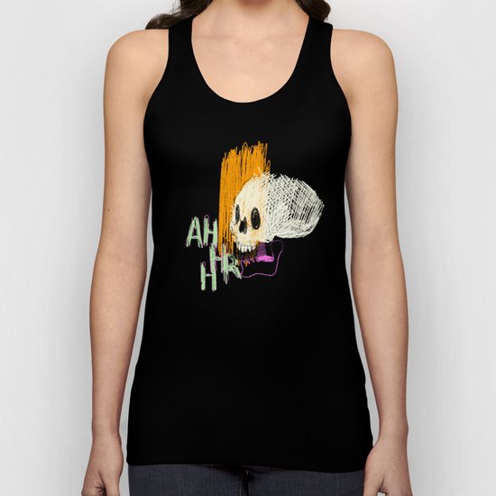 AHHHHHHR IT'S A SKULL (ACTUALLY IT'S JUST THE CRANIUM) Unisex Tank Top