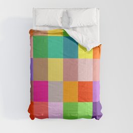 Colorful squares patch  Comforter