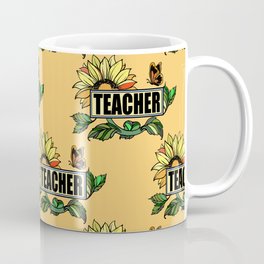 Sunflower teacher gift pattern Mug