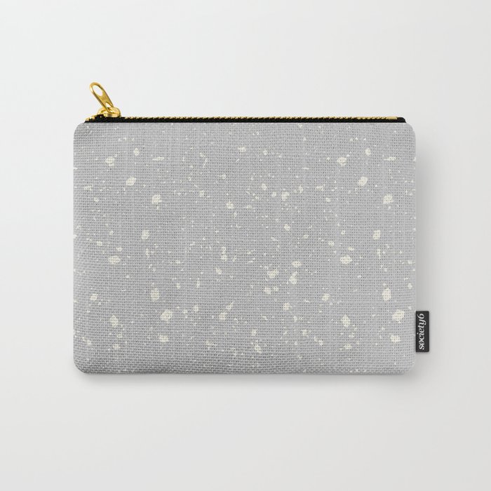 Light Grey Terrazzo Seamless Pattern Carry-All Pouch
