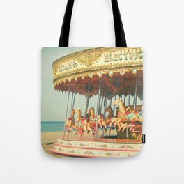 Seaside Carousel Tote Bag