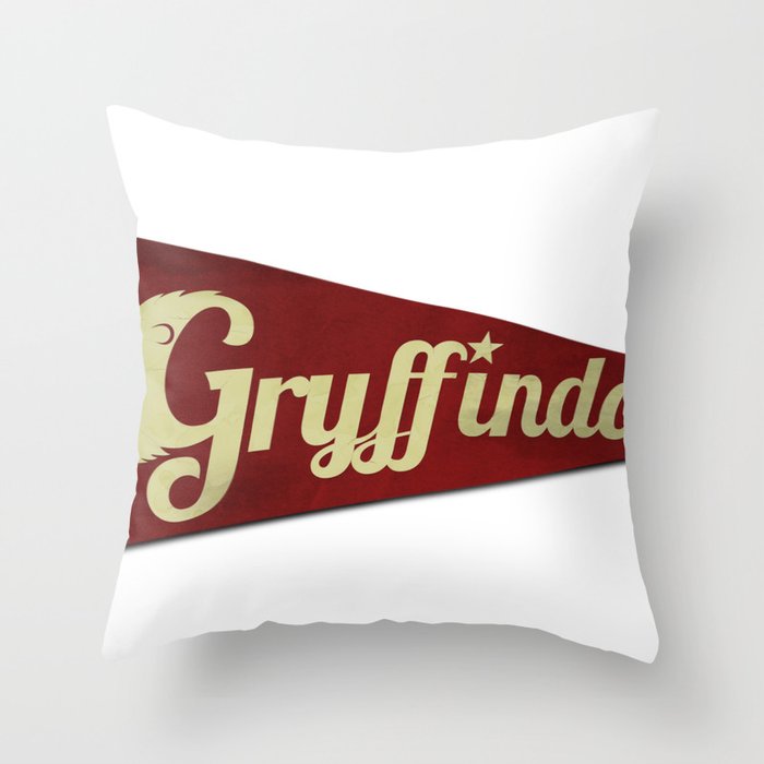 Gryffindor 1948 Vintage Pennant Throw Pillow