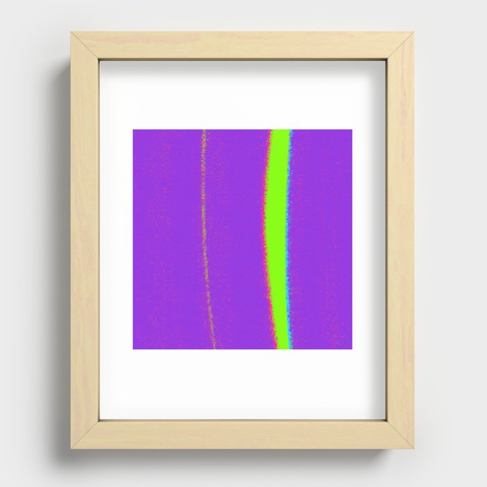 Neon purple  Recessed Framed Print