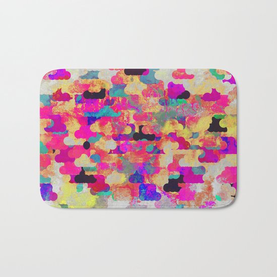 Neon Tambourine Bath Mat