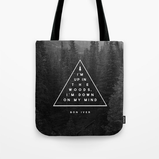 Woods -- Bon Iver Tote Bag