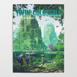 Twin Colossals (Novel cover) Poster