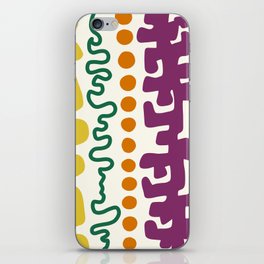 Abstract vintage colorful pattern collection 10 iPhone Skin