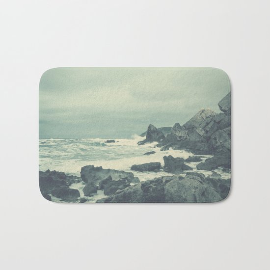 Blue Rock Beach Bath Mat