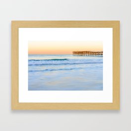 Pacific Beach Dawn Photograph by Priya Ghose Framed Art Print