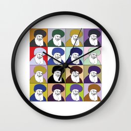 JUDAICA POP ART Wall Clock | Pattern, Graphic Design, People, Pop Art 