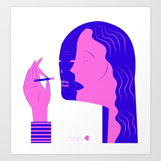 kill kill Art Print