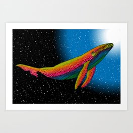 Whale Art Print