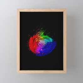 Rings of Fire Framed Mini Art Print
