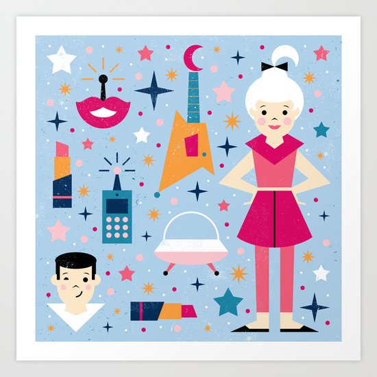Judy Jetson Art Print