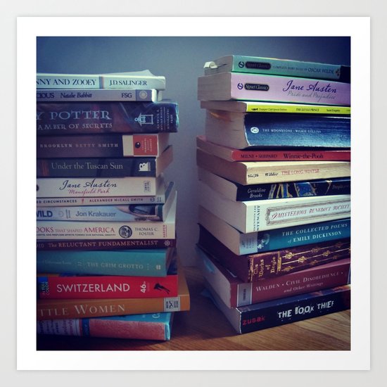 Books Art Print