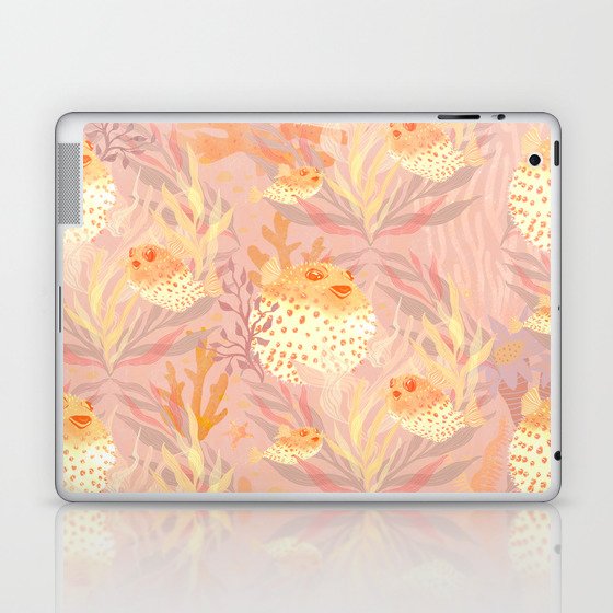 Pufferfish Pattern Laptop & iPad Skin