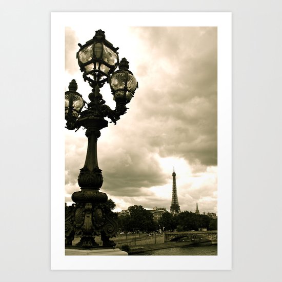 A Night In Paris Art Print