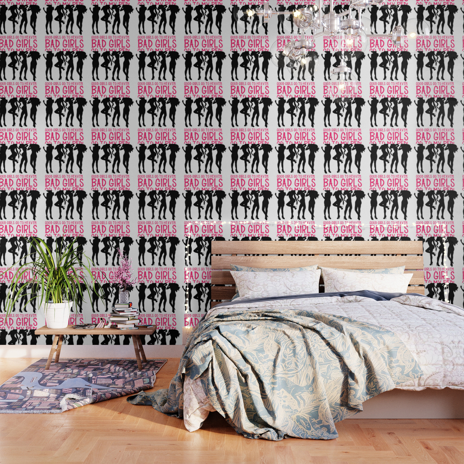 Good Girls Go To Heaven Bad Girls Go To My Bed Wallpaper By