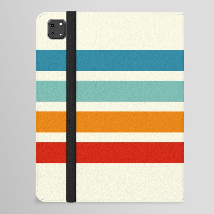 Alaunus - Stripes on Beige iPad Folio Case
