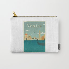 Venice Italy Travel Poster Wall Art Gift Carry-All Pouch