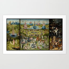 Hieronymus Bosch The Garden Of Earthly Delights Art Print